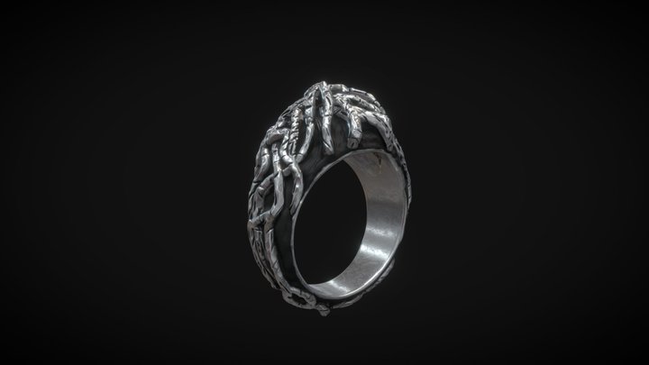 Styx Jewel - "Apocryphon" ring 3D Model