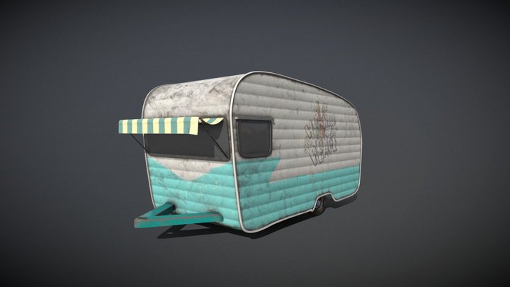 Camper Trailer 3D Model