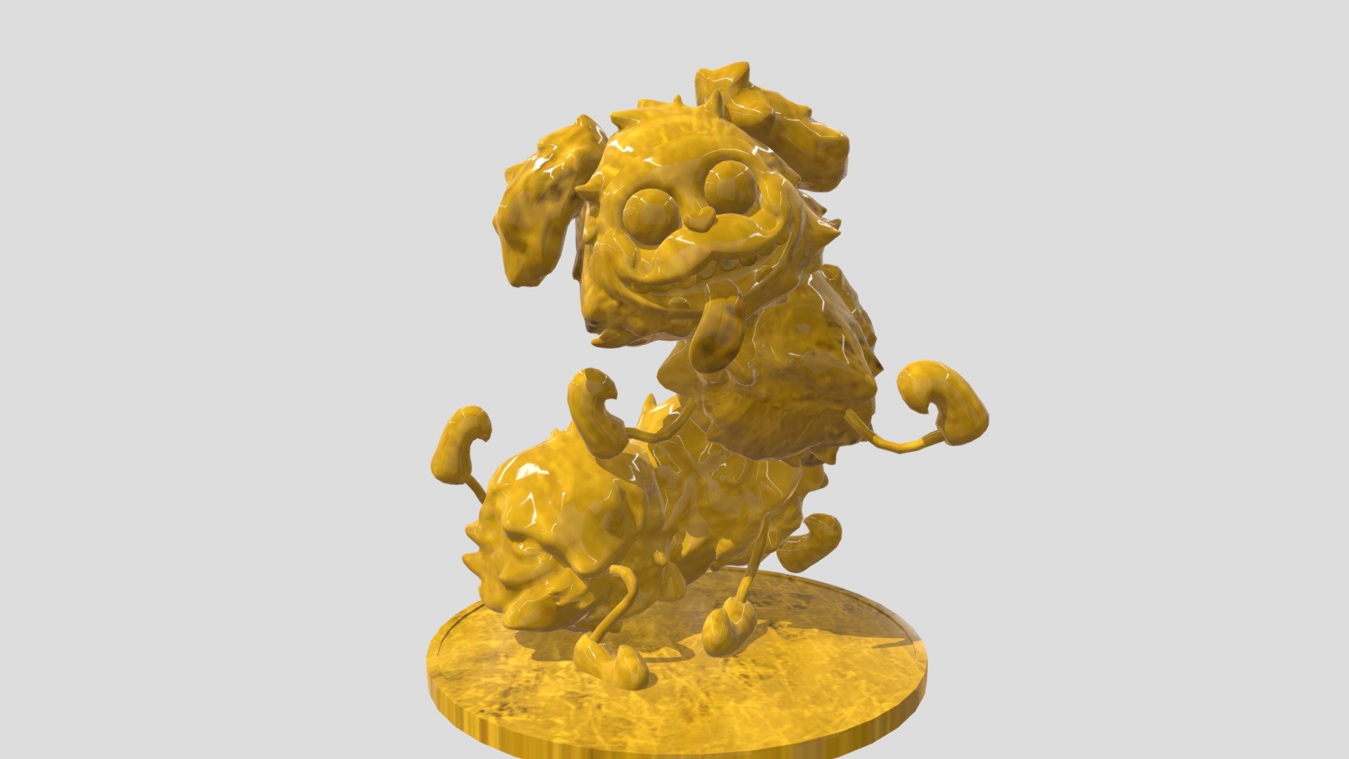 3D file PJ Pug-A-Pillar (Poppy Playtime) 🐕・3D printer model to  download・Cults