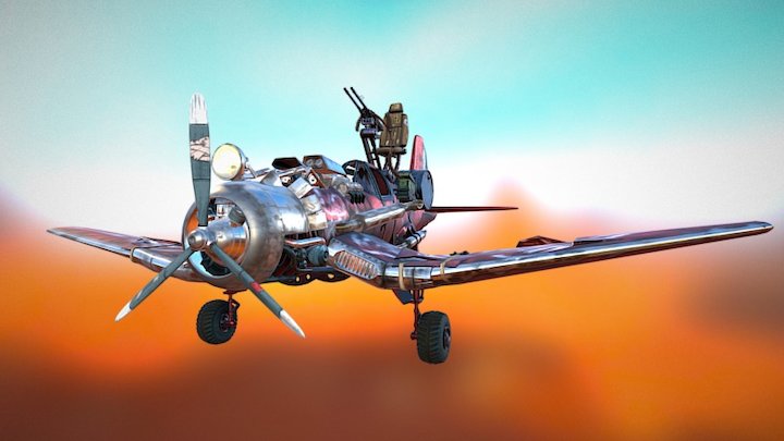 Blood Hawk 3D Model