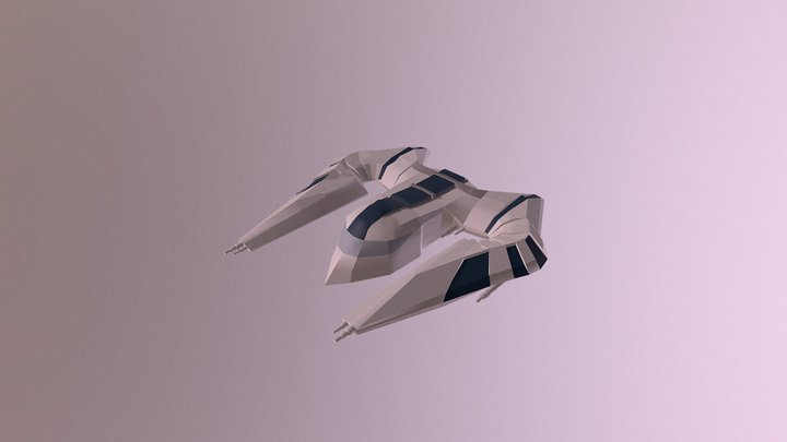 Space ship 3D Model