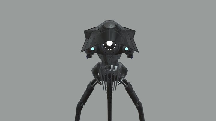 WOTW 2005 Movie Accurate Tripod 3D Model