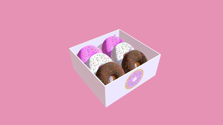 Donut 3D Model