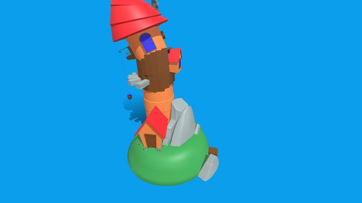 Witch Tower 3D Model