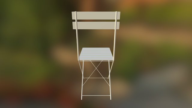 Food Court Chair 3D Model