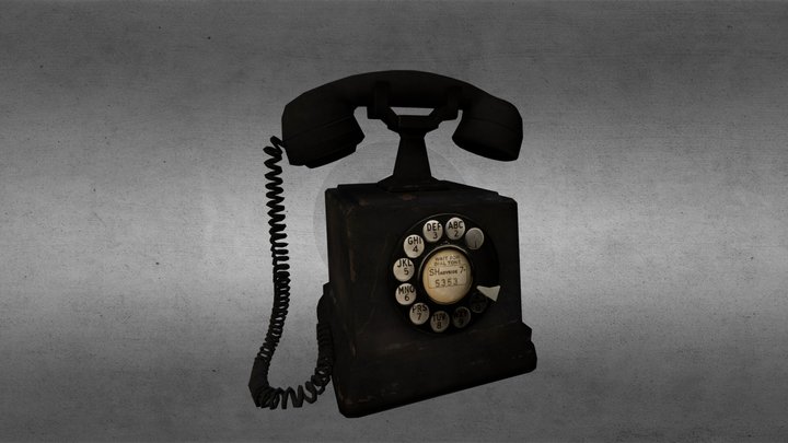 Rusty Phone 3D Model