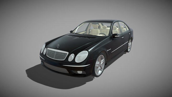 Mercedes-Benz AMG M 55 Black Exterior 3D Model