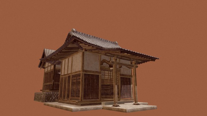 SIRAMORI JINJA 3D Model