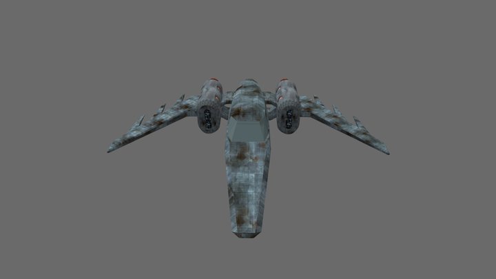 New Ship V1 Textured 2019 3D Model