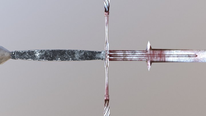Glacial Sword 3D Model