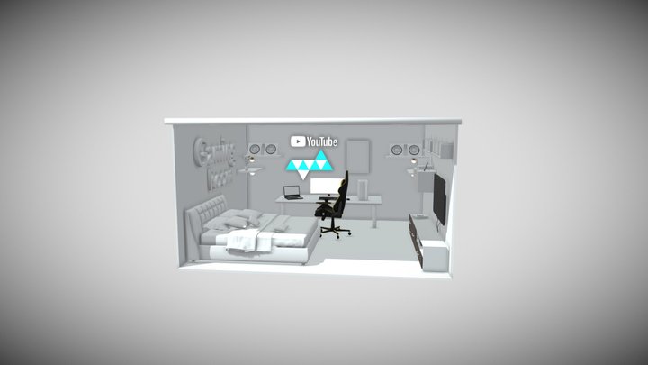 gaming room 1 3D Model