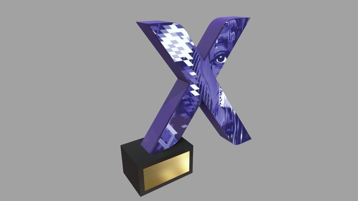 tristan-eaton-xfinity-trophy 3D Model