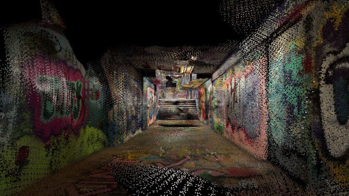 POINTCLOUD / 20201123 Graffiti Tunnel 3D Model