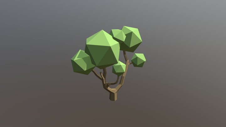 Lowpoly Tree Sample 3D Model