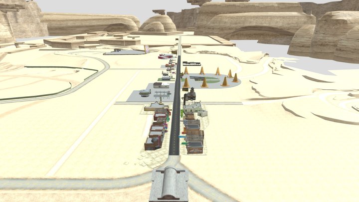 Ps3-cars_race_o_rama_radiator_springs 3D Model