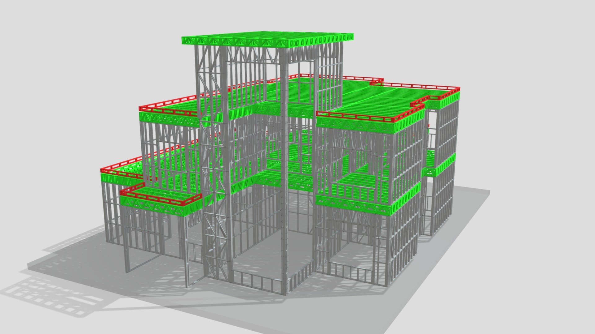 3 level House 3D model by Ldpds [abd0a04] Sketchfab