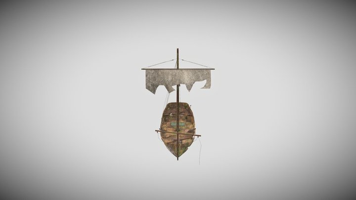 Ship Wrecked 3D Model