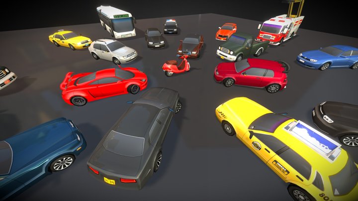 Complete Vehicle Pack 3D Model