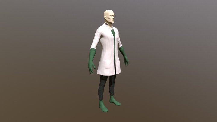 Low Poly - Final Char 3D Model