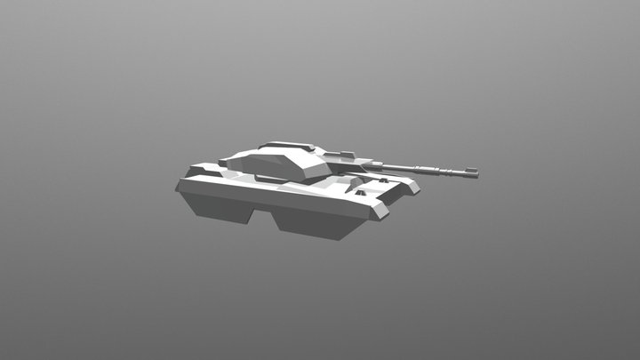 Sci Fi tank 3D Model