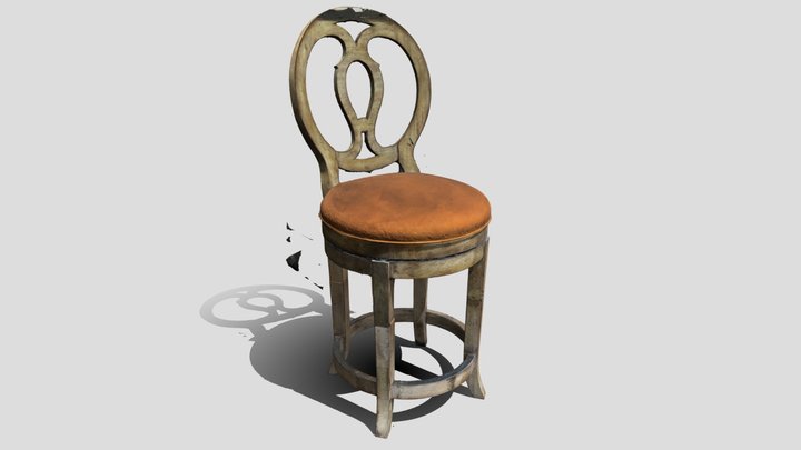 Barstool 3D Model