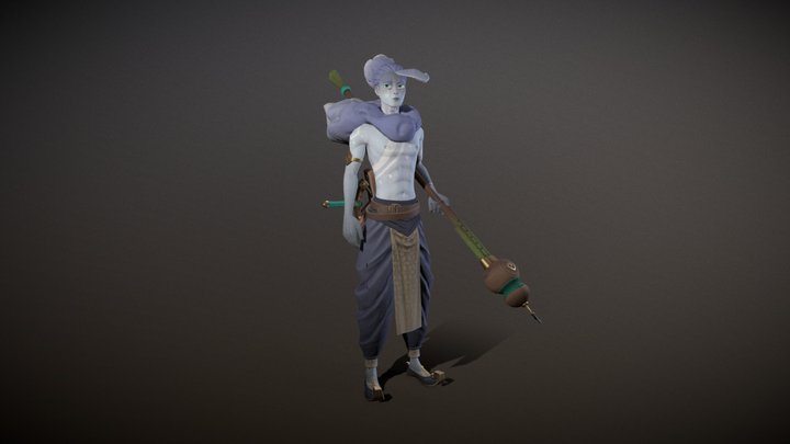 Hazes wind child 3D Model