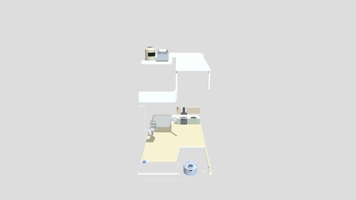 Casa 3d Instalaciones HIDRAULICAS 3D Model