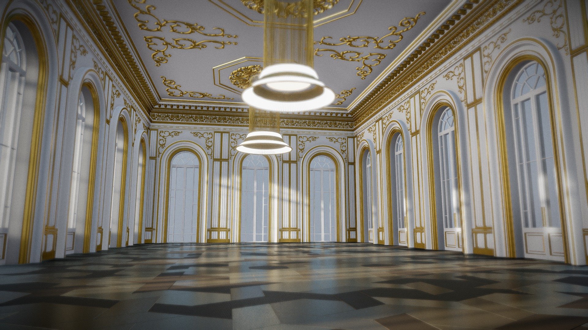 Classic Interior 335 — Sketchfab embed 3D viewer