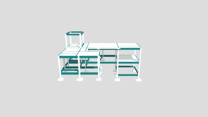 Casa Subsolo + Um andar 3D Model