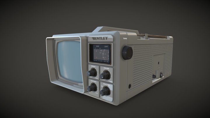 Bentley Portable TV 1991 3D Model