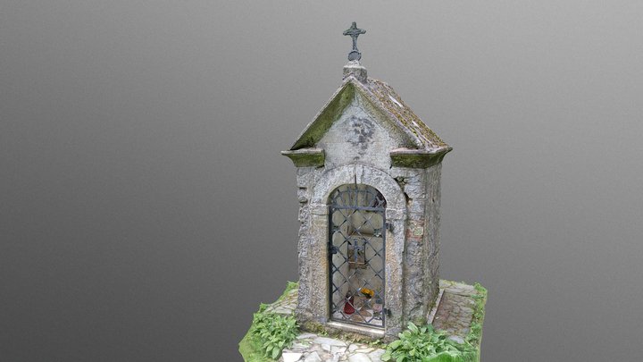 St. Christopher wayside shrine chapel 3D Model