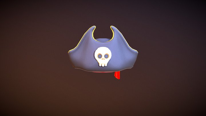 Pirate Helmet 3D Model