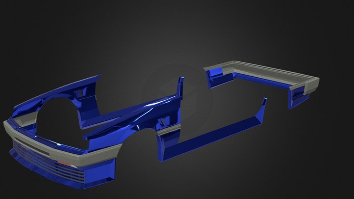 Skyline RSX Turbo ADT Fujimi RepliKit 3D Model