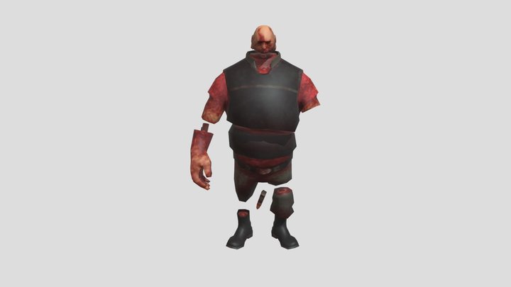 TF2 Heavy Gibs 3D Model