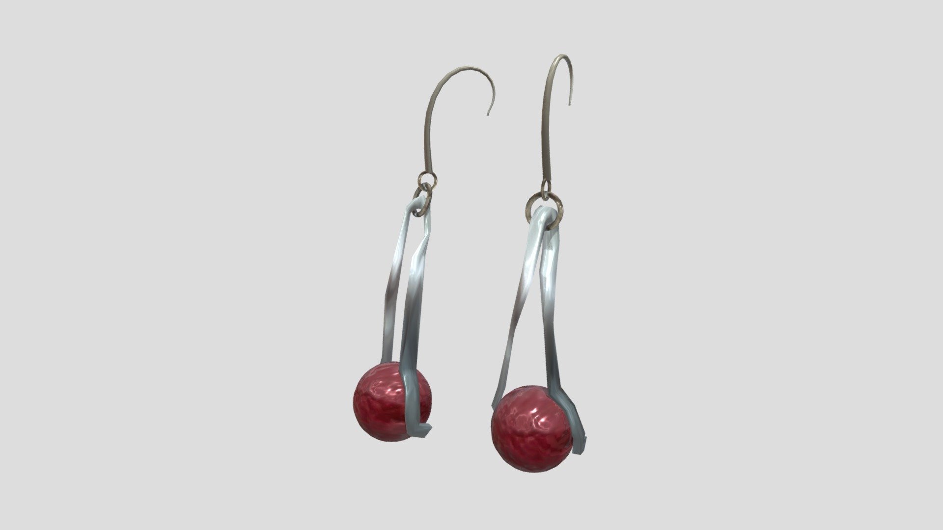 EARRING RUBY LIGHT