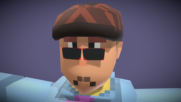 Oliver Tree PS1 Style 3D Model