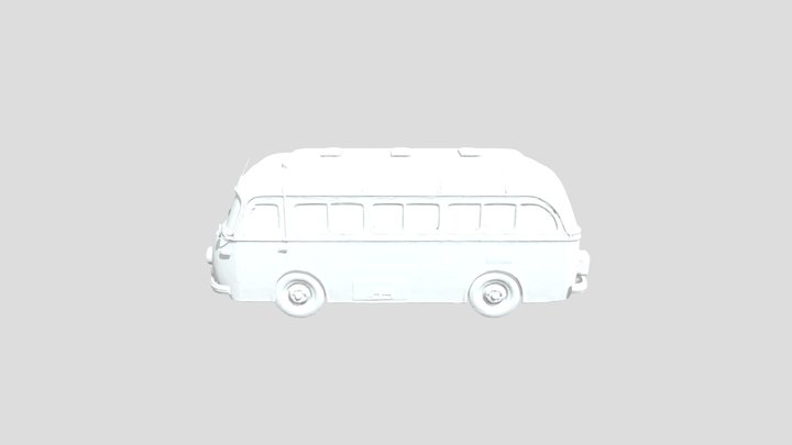 Vintage bus 3D Model