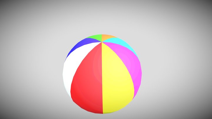 Colored Ball 3D Model