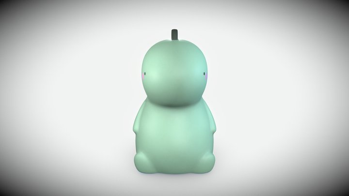 Lámpara LED Dinosaurio Sentado DL-04 3D Model