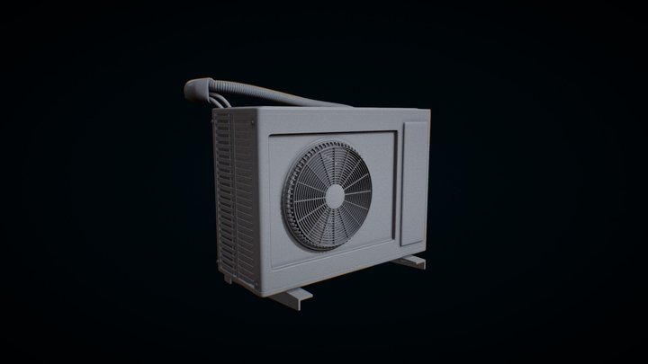 HIGH POLY MODEL CONDITIONER 3D Model