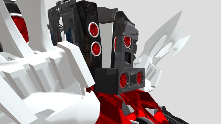 Titan speaker man hunter 3D Model