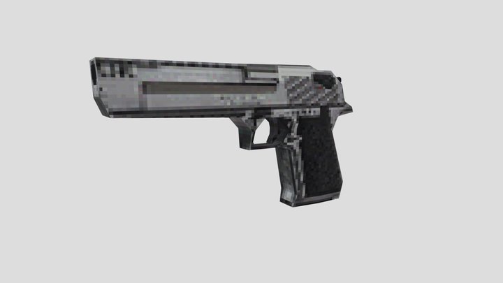 PSX-Styled Desert Eagle 3D Model