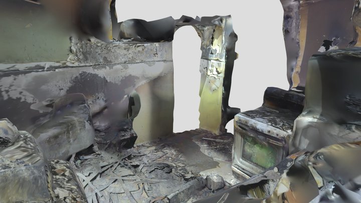 Fire-Damaged Kitchen in Chicago – Modello 3D gratuito STL