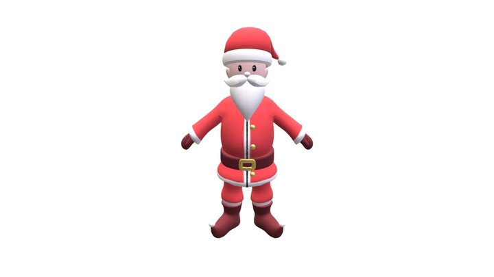 Santa 3D Model