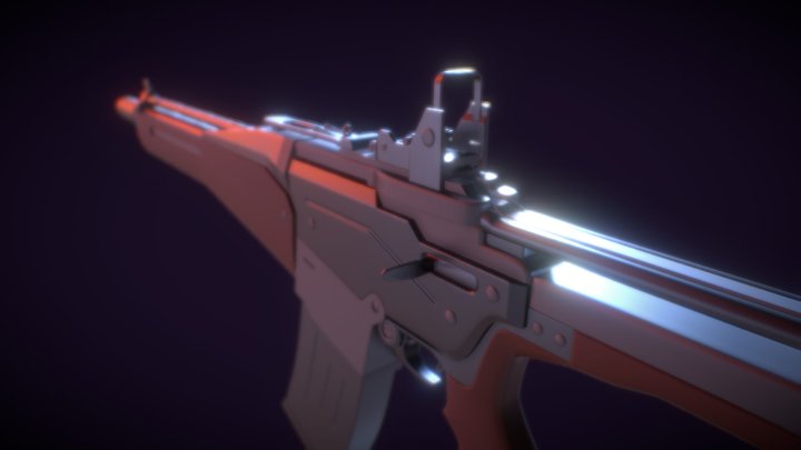 Pew-pew HP 3D Model