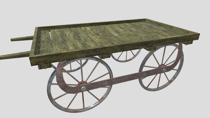 Common Thela Gaadi 3D Model