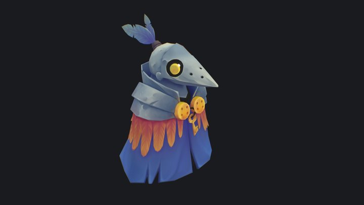 Sir Crow 3D Model