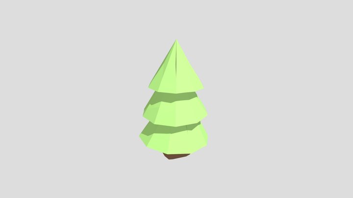 Low Poly Tree 3D Model