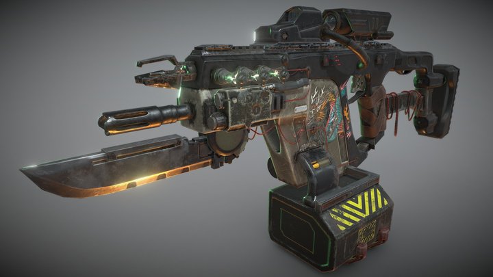 Vector Draconic Burst 3D Model