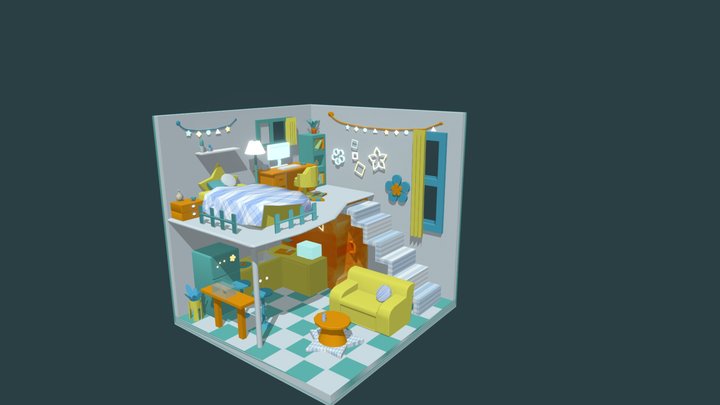 bar room 3D Model